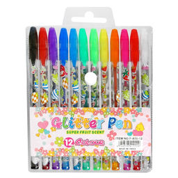 Набор гелевых ручек, 12 цветов, металлик, корпус с рисунком, в блистере на кнопке - Calligrata фото 12