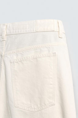 BERMUDA DENIM BAGGY FIT / Blanco roto - Zara фото 10