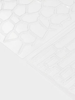 Печати для мастики Доляна «Кирпичи», 4 шт., 30.5×15.5×0.1 см, пластик, прозрачные