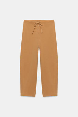 PANTAL?N CARROT INTERLOCK / Camel medio - Zara фото 4