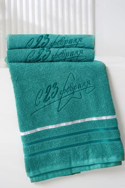 14418/13 "23 февраля"полотенце махровое плотность 350гр