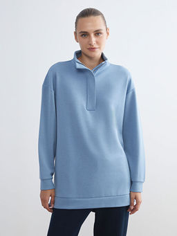 Dik Yaka Kad?n Sweatshirt Tunik