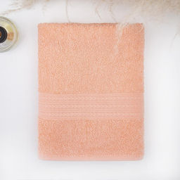Полотенце махровое 70х140 см, персик, 440 г/м2, хлопок 100% - Simaland фото 2