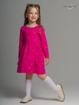 Платье Эля сердечки барби - Sovalina фото 20