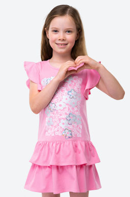 Летнее хлопковое платье для девочки Happy Fox  фото 3