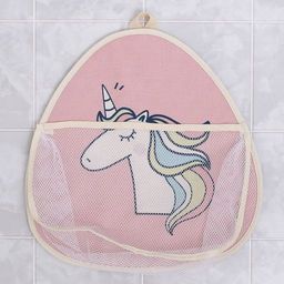 Сетка для хранения игрушек в ванной с петелькой Единорог - Крошка я фото 6