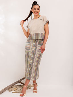 Костюм Galean Style 693.2 мятная полоска