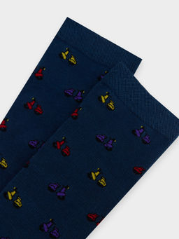 Носки Mark Formelle джинсовый 017K-3046 хлопок с эластаном синие набор 5 пар  фото 6