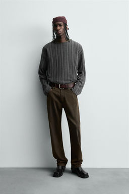 OPENWORK KNIT T-SHIRT