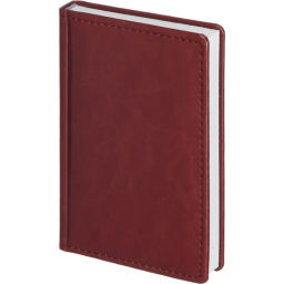 Ежедневник датированный 2026, бордо,А6, 100х150 мм,336 стр,Agenda