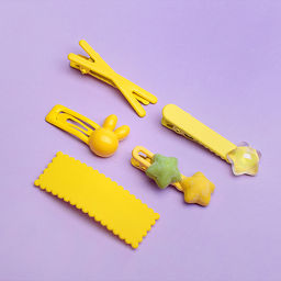 Набор заколок для волос "Желтое настроение" в пакете