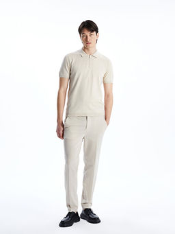 Polo Yaka K?sa Kollu Erkek Triko Kazak