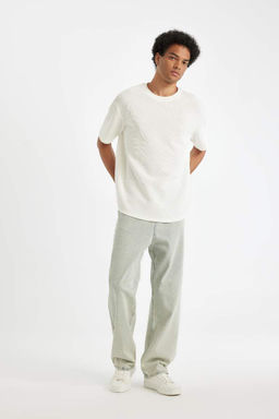 Джинсовые брюки Baggy Fit с широким узором и нормальной талией, широкие брюки - Defacto фото 4