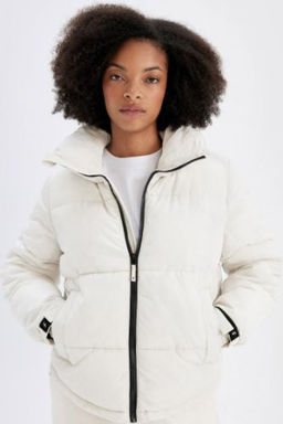 DeFactoFit Su Itici Sisme Mont Dik Yaka Fermuarl? Cepli