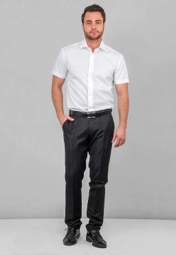 Сорочка мужская короткий рукав GREG 100/109/WHITE/ZV_V