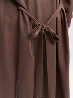 Кардиган льняной длинный TKA04052BEG18