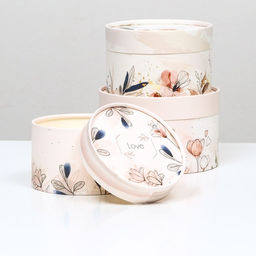 Набор шляпных коробок 3 в 1,Love,16 х 10,14 х 9,13 х 8,5 см - UPAK LAND фото 2