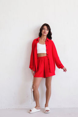 Martichelli Шорты летние красные  фото 12