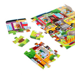 Пазлы с окошками Зооленд, 17 деталей - Puzzle time фото 3