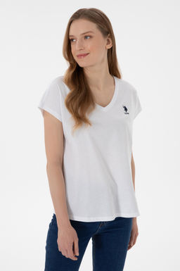 Kad_n Beyaz Basic Ti__rt Sepette S_rpriz _ndirim - U.s. polo assn фото 2