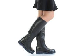 02-91-309-02-5 BLACK Сапоги женские (натуральная кожа, байка) - Фабричный китай фото 2