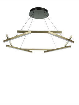 Люстра «Грассо» LED 60 Вт 3000К золото 80×80×6-206 см