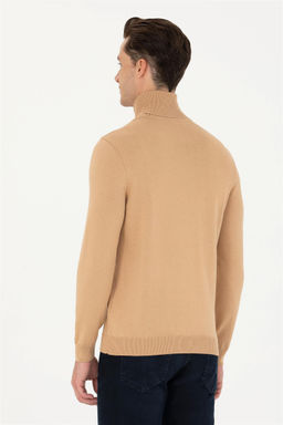 U. S. Polo Assn Мужской базовый свитер песочного меланжа - U.s. polo assn фото 12