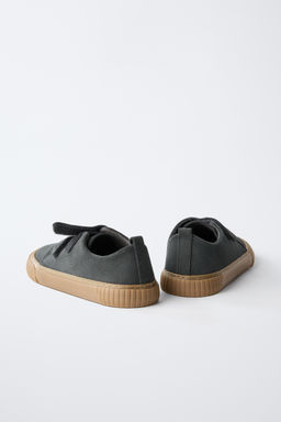 LEATHER STRAP BAREFOOT SNEAKERS - Zara фото 7