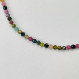 Бусы-чокер из Турмалина микс