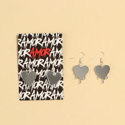 Серьги Amor 6 х 9 см