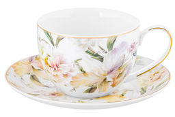 Чайная пара 4 пр. 250 мл 12,5*9*6,5 см "Корнелия", NEW BONE CHINA