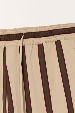 LIMITED EDITION STRIPED RELAXED FIT TROUSERS - Zara фото 7