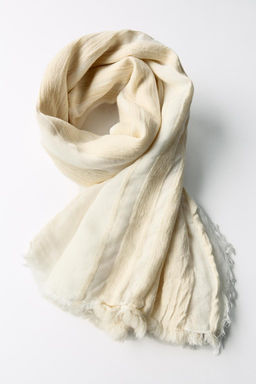 FINE MODAL AND WOOL SCARF - Zara фото 12
