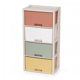 Комод "Колорит" цветной 4-х секцион. М7838