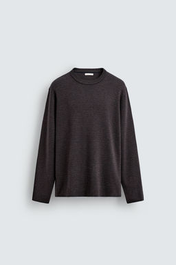 STRIPED JACQUARD SWEATER - Zara фото 7