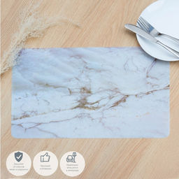 Цена за 12 шт. Салфетка сервировочная на стол Доляна Мрамор, 4328 см, цвет серый  фото 3