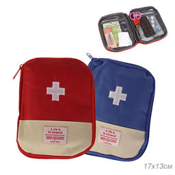 Косметичка аптечка 17х13 см КРАСНАЯ / GENA-17 /уп 200/ 690482