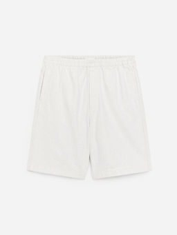 Pantalones cortos de lino y algod?n relaxed fit