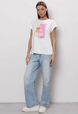 ФУТБОЛКА ЖЕНСКАЯ арт. 1900W-20207.2F-121.1250 - Almando melado фото 3