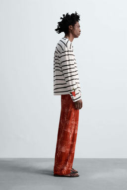 STRIPED PRINT T-SHIRT  OTIS KWAME KYE QUAICOE - Zara фото 4
