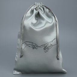 Цена за 5 шт. Мешочек подарочный атласный «Касание», 20 х 30 см+/- 1.5 см