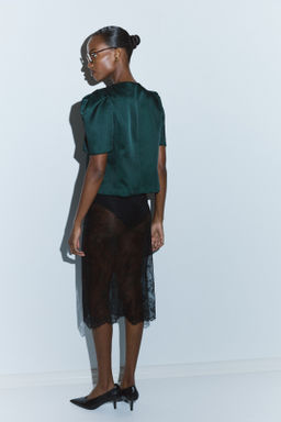 Blusa con manga puffy - H&m фото 4