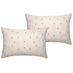 Набор наволочек 50х70 Чистый хлопок, поплин, 100% хлопок, пл. 118 гр./кв. м., Сердечки ВБ