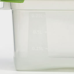 Набор контейнеров пищевых Доляна, 3 шт.: 1 л, 18.5×12×7 см, прямоугольные, прозрачные, МИКС