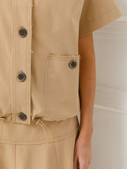 Жакет бомбер с коротким рукавом - Stilla фото 8