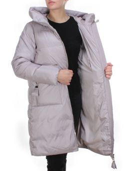 2119 LIGHT GREY Пальто зимнее женское MELISACITI (200 гр. холлофайбера) - Fashion фото 8