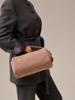 Замшевая сумка Solea DBR 31365 капучино  фото 11