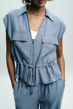 SOFT-TOUCH SAFARI TOP - Zara фото 13