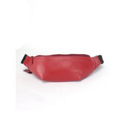 Сумка женская натуральная кожа (на пояс) Croco-855, 1 отд, красный флотер (113) 246717