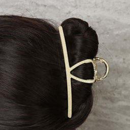 Заколка-краб для волос / XY2415-4 /уп 40/металл/золото - Галеонтрейд фото 2